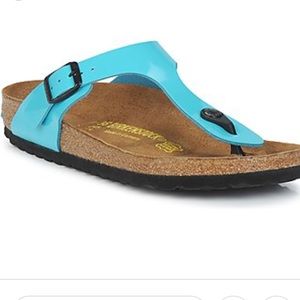 birkenstock gizeh turquoise